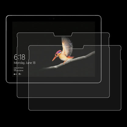 Tempered glass screen protector film set for Surface Go 2, bubble-free design