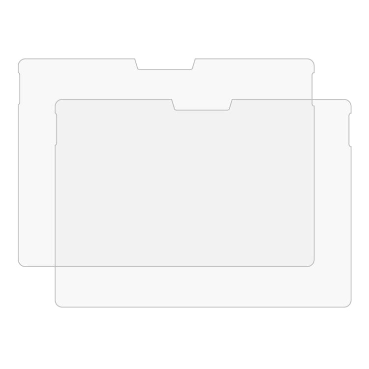 Tempered glass screen protector film set with cutout for Surface Go 2