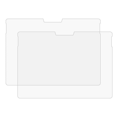 Tempered glass screen protector film set with cutout for Surface Go 2