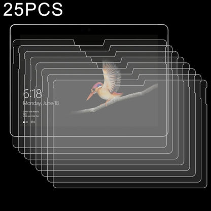 Tempered glass screen protector film set (25 pcs) for Surface Go 2, layered sheets