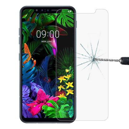 Tempered glass screen protector film for a smartphone, covering the front screen