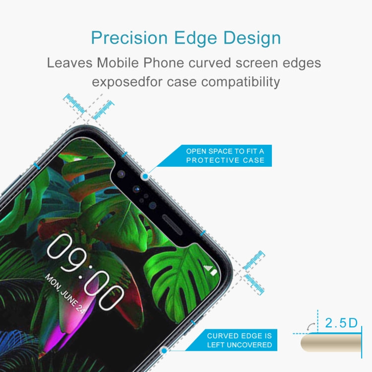 2.5D curved edge tempered glass screen protector with open-edge compatibility