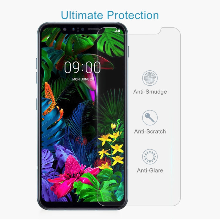 Tempered glass screen protector for LG G8s with anti-smudge, anti-scratch, anti-glare