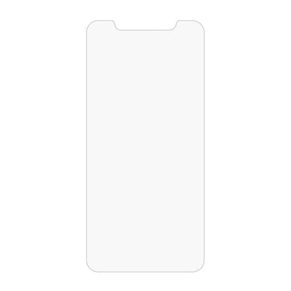 Tempered glass screen protector film cut for a smartphone front