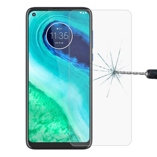Tempered glass screen protector for Motorola Moto G8, clear 2.5D curved edge film