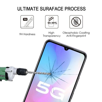 Tempered glass screen protector for vivo Y73s, 9H hardness and anti-fingerprint