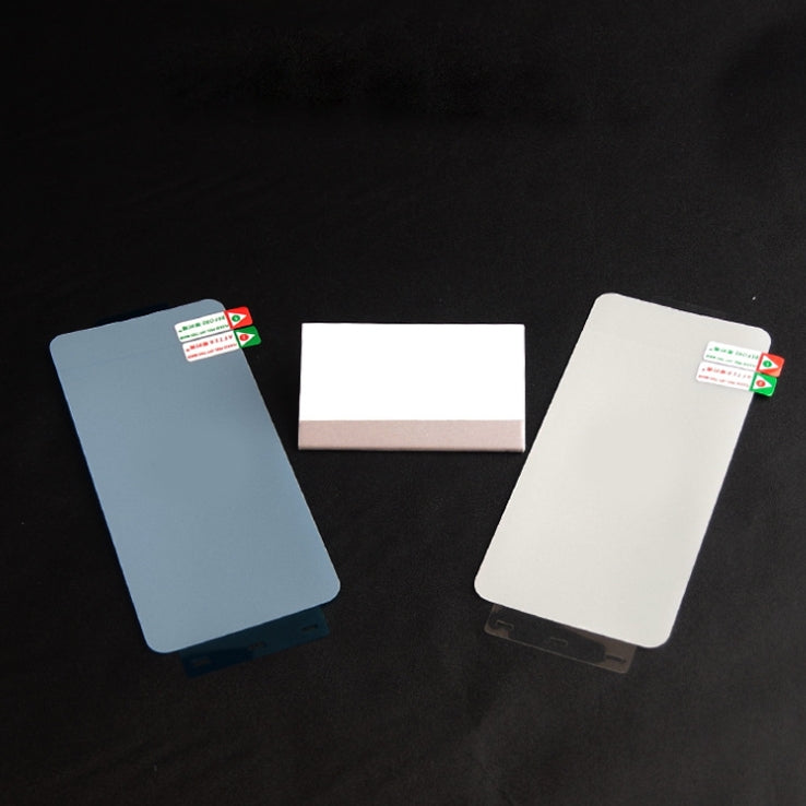 Three TPU scratch cards: light gray, white, and blue with small stickers