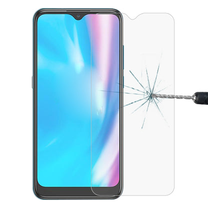 Tempered glass screen protector with 2.5D curved edges for a phone screen
