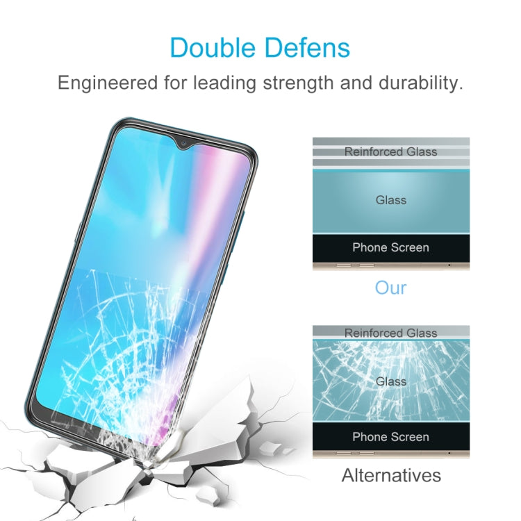 Tempered glass screen protector demonstrating reinforced glass impact protection
