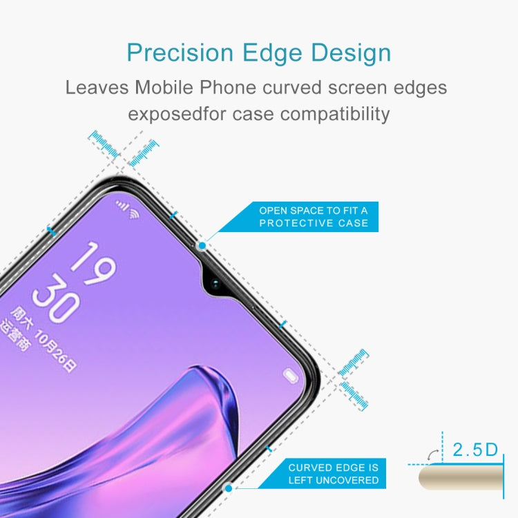 Tempered glass screen protector for curved-edge compatibility, 2.5D rounded corners