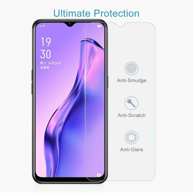 Tempered glass screen protector for phone display, anti-smudge, anti-scratch, anti-glare