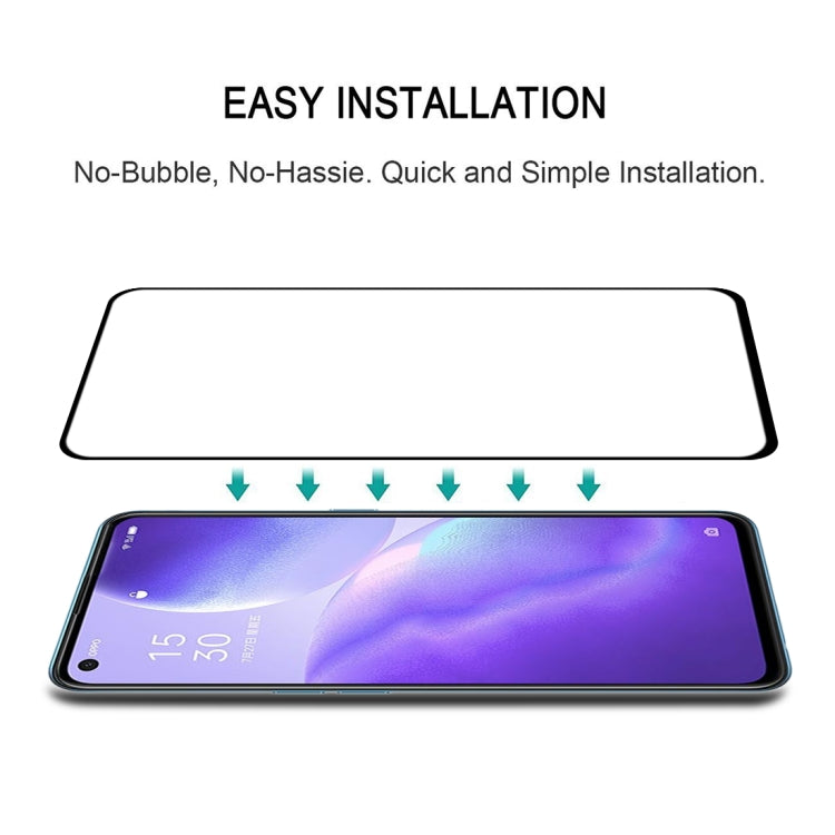 Tempered glass screen protector set with easy bubble-free installation guide