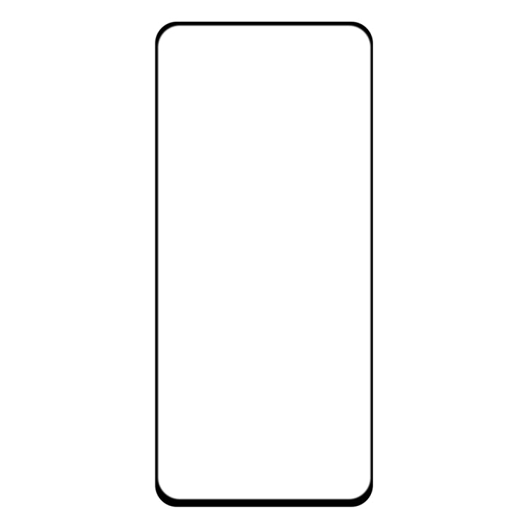 Tempered glass screen protector sheet with rounded edges, for full-screen coverage