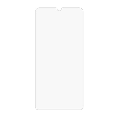 Tempered glass screen protector sheet with rounded cutout for front camera