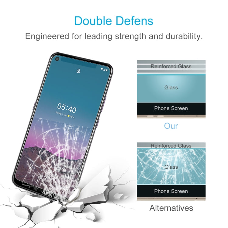 Tempered glass screen protector with reinforced impact protection