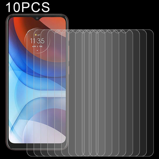 Set of clear 9H tempered glass screen protectors for smartphone, multiple films