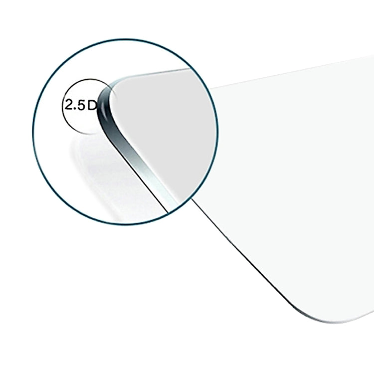 Tempered glass screen protector with 2.5D rounded edge detail