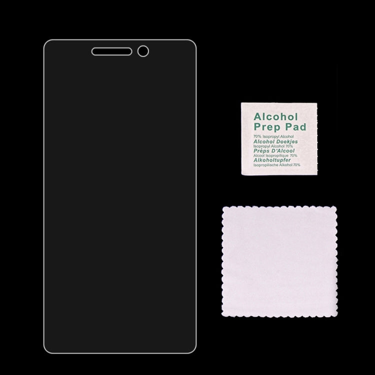 Tempered glass screen protector with alcohol prep pad included
