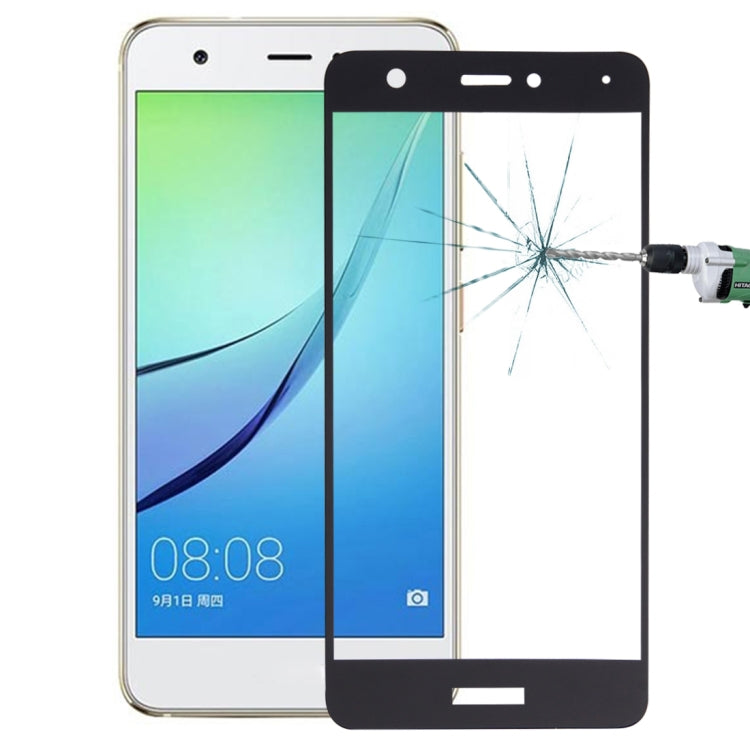 Black tempered glass screen protector for smartphone, full-screen coverage with cutouts