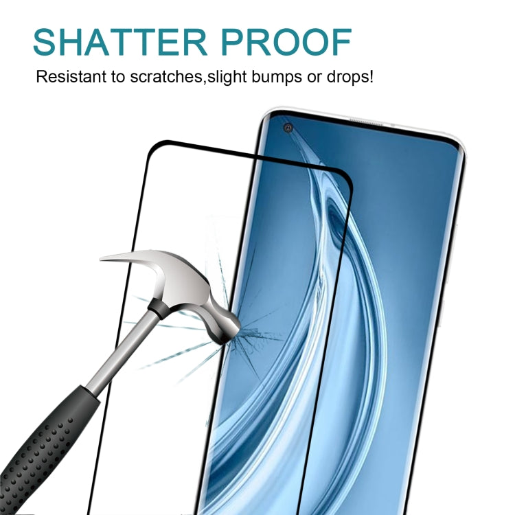 3D curved tempered glass screen protector film shown in shatter-resistant test