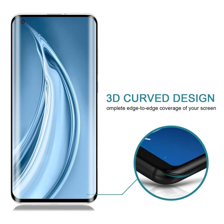 3D curved edge tempered glass screen protector film, close-up curved edge
