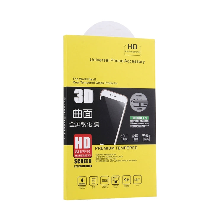 3D tempered glass screen protector retail box for smartphone accessory