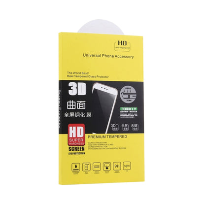 3D tempered glass screen protector retail box for smartphone accessory