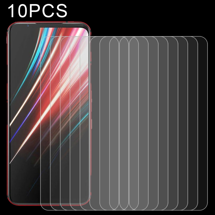 10-pack tempered glass screen protectors with 2.5D rounded edges