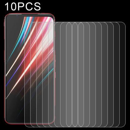 10-pack tempered glass screen protectors with 2.5D rounded edges