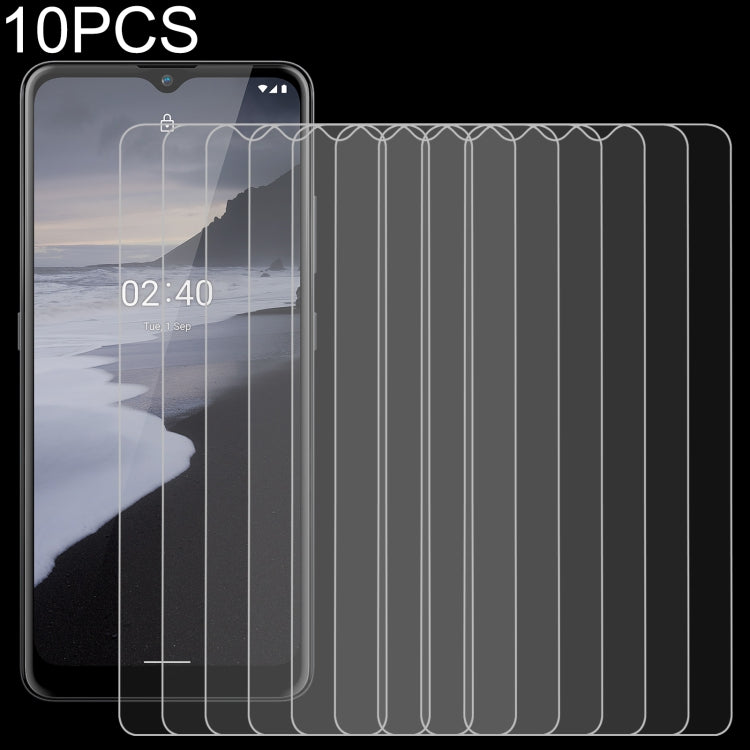 Tempered glass screen protector set for Nokia 2.4, 2.5D curved, multiple sheets