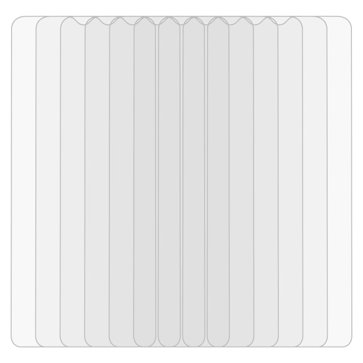 Clear tempered glass screen protector sheets, multi-pack for Nokia 2.4 phone