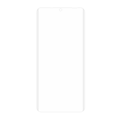 Clear curved PET screen protector film for smartphone front display