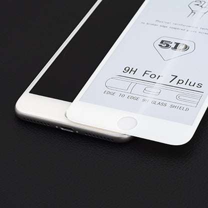 Tempered glass screen protector film with curved edges, 9H 5D marking