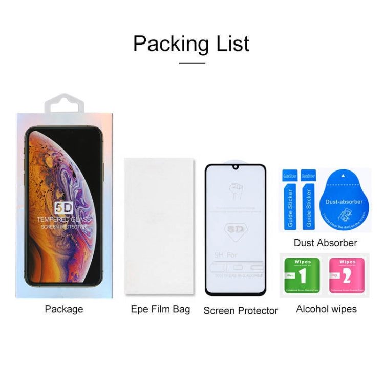 Screen protector kit contents: tempered glass film, screen protector, and alcohol wipes