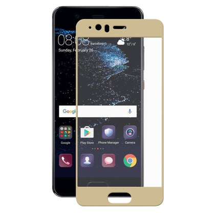Gold 5-pack 2.5D tempered glass screen protector film with phone front cutouts