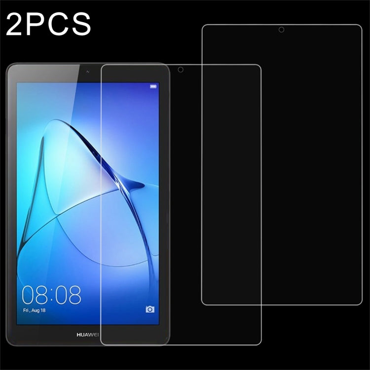 2-pack tempered glass screen protectors for Huawei tablet, full-screen coverage, clear