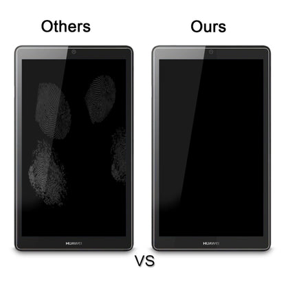 Huawei MediaPad T3 7.0 tempered glass screen protector, dark screen comparison