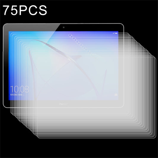 Tempered glass screen protector set showing multiple sheets for a tablet display