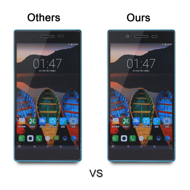 Tempered glass screen protector comparison: yours vs others on tablet display