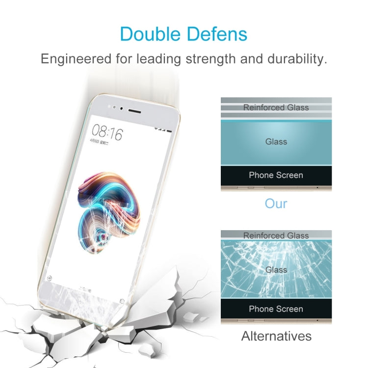 Tempered glass screen protector with reinforced glass layers for improved durability