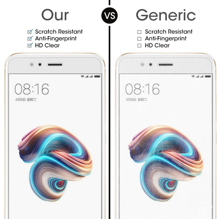 Tempered glass screen protector vs generic, HD clear anti-scratch look on phone