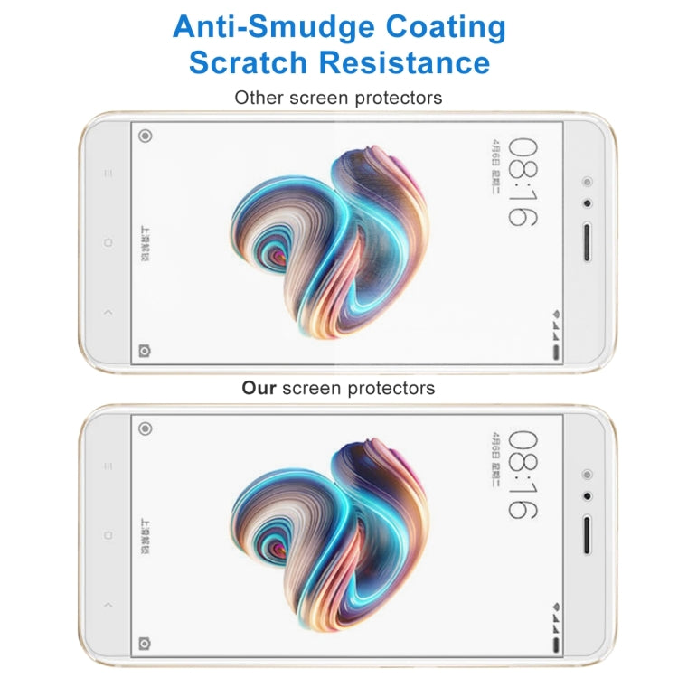 Tempered glass screen protector with anti-smudge coating and scratch-resistant surface