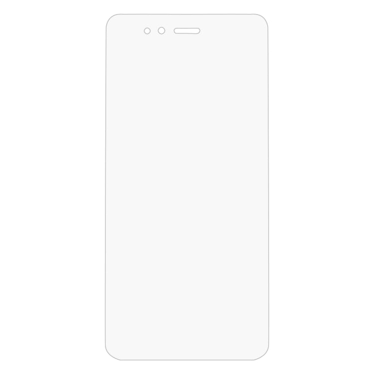 Clear tempered glass screen protector sheet with rounded edges for phone