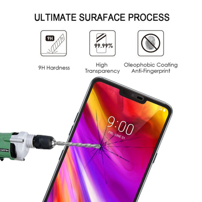 9H tempered glass screen protector film with anti-fingerprint coating for LG G7 ThinQ