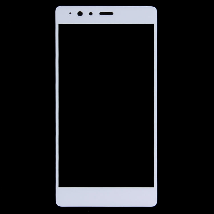 White tempered glass screen protector with phone front cutout
