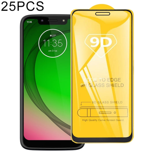 9D full-glue tempered glass screen protectors set, 25-pack with curved coverage