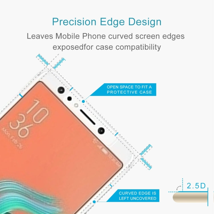 Tempered glass screen protector with open-edge 2.5D curve for Zenfone 5 Lite