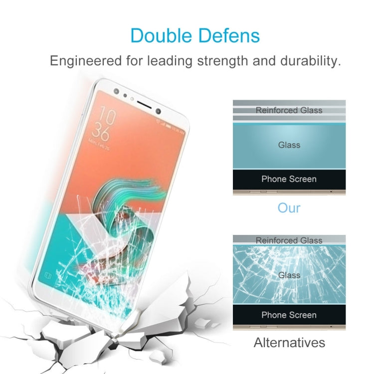 Tempered glass screen protector for Zenfone 5 Lite, reinforced impact-resistant film