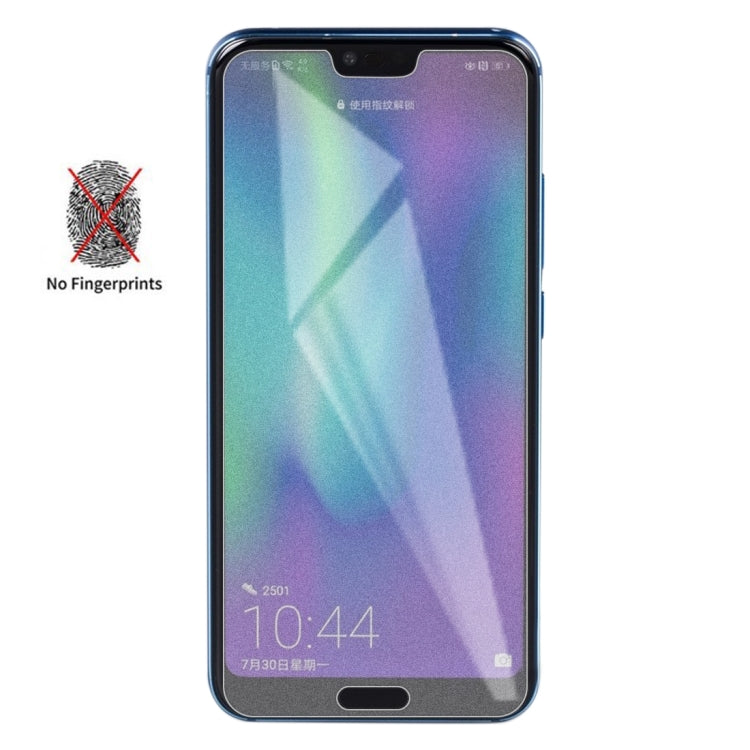 Matte tempered glass screen protector for smartphone, non-full coverage