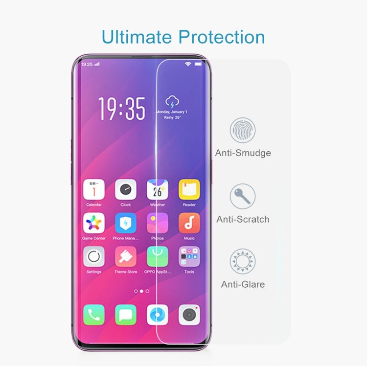 Tempered glass screen protector for OPPO Find X with anti-scratch and anti-glare